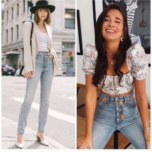 WeWoreWhat by Joe’s The Danielle High Rise Vintage Straight Jeans Sz 28